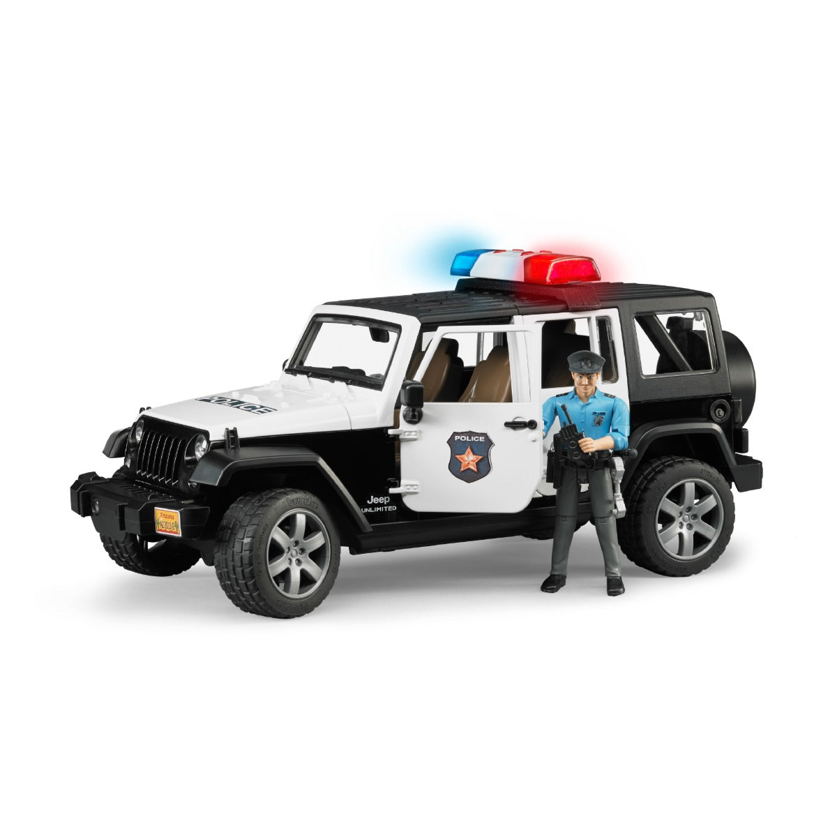 Jeep Rubicon Police Car & Policeman Figure