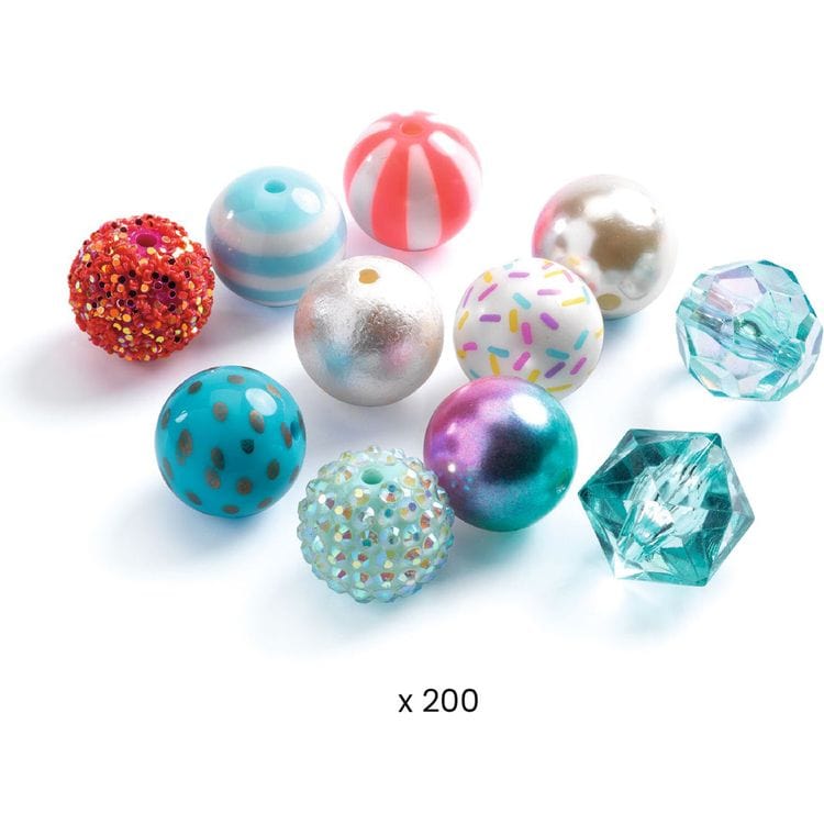 Jewelry Making Bubble Beads - Silver - Image 3