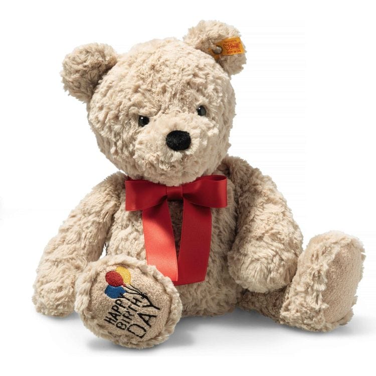 Jimmy "Happy Birthday" Teddy Bear with Bow