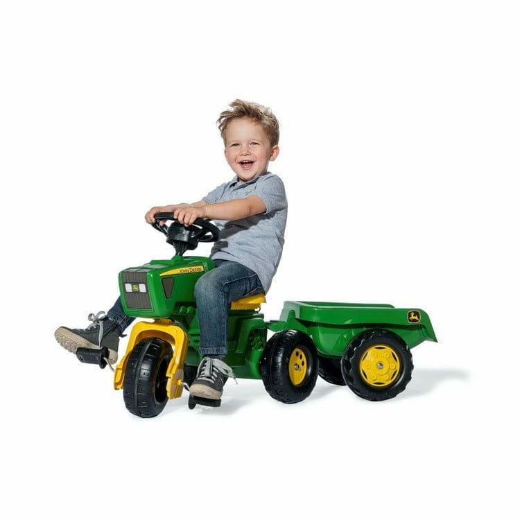 Alternative view of John Deere 3-Wheel Pedal Tractor with Trailer