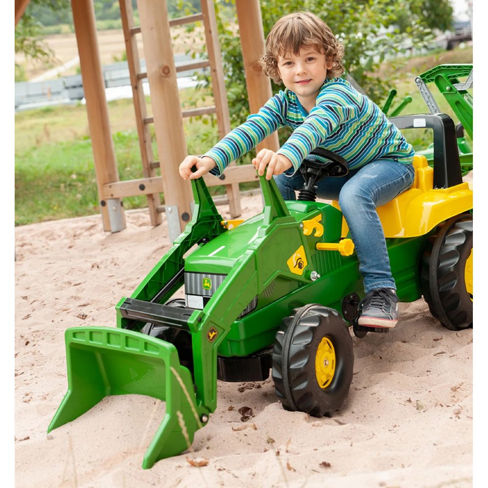 Alternative view of John Deere Pedal Loader With Backhoe