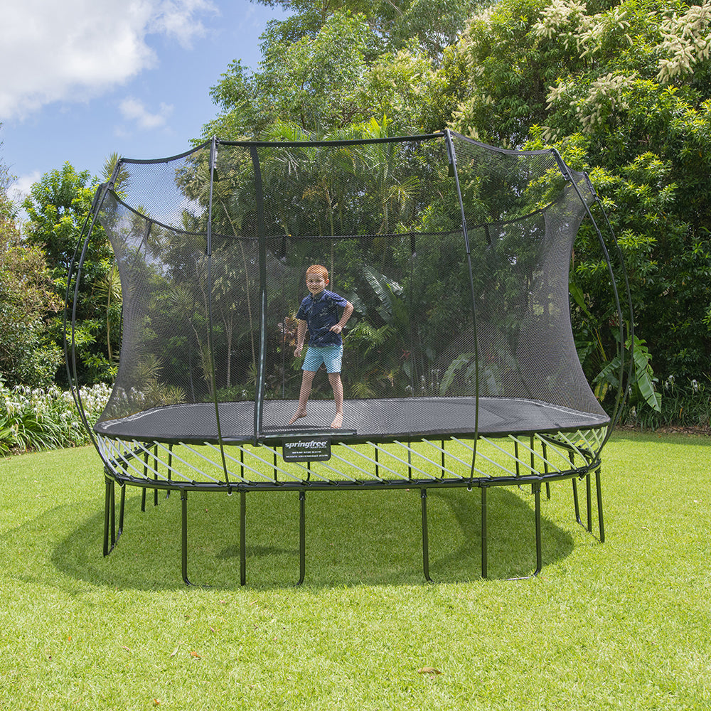 Alternative view of Jumbo Square Trampoline