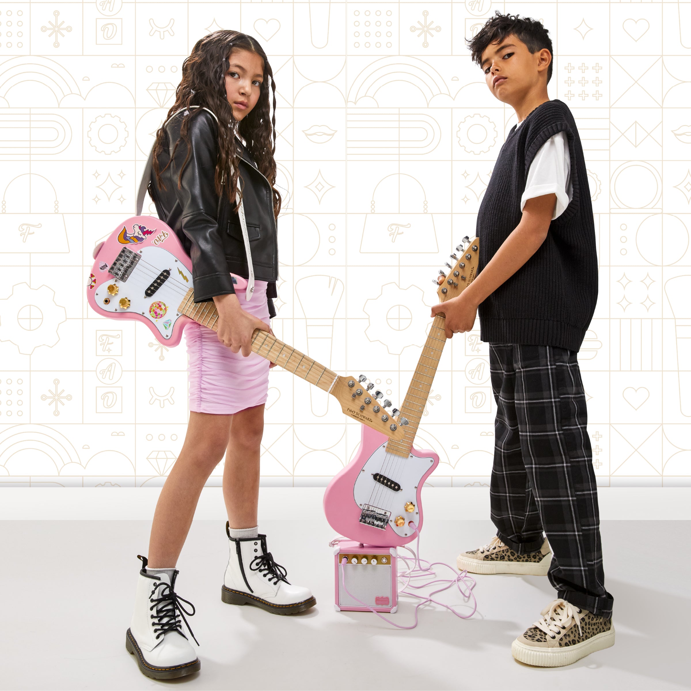 Alternative view of Kids Electric Guitar and Amp
