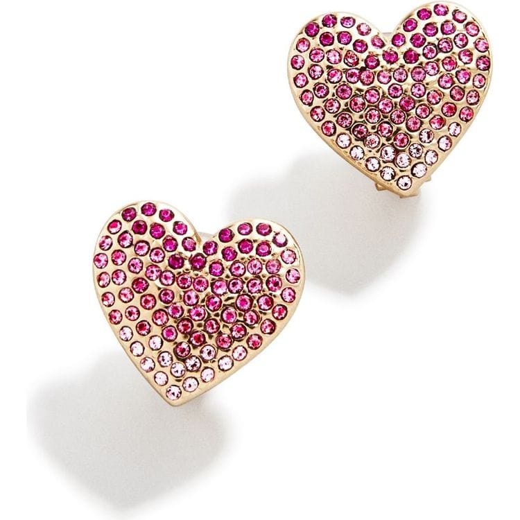 Kids' Pave Hearts Earrings