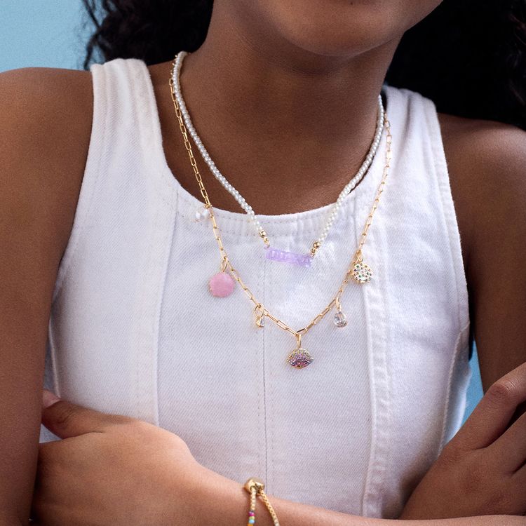 Alternative view of Kids' Spring Break Charm Necklace