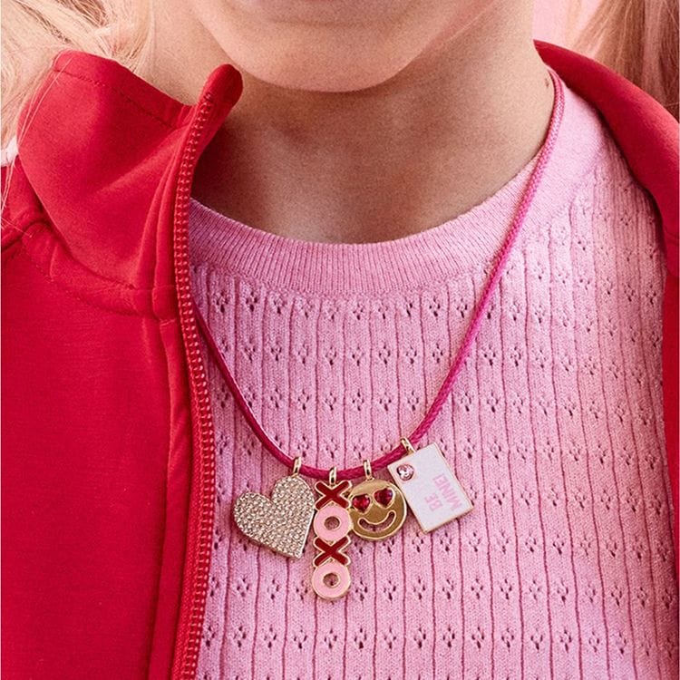 Alternative view of Kids' Valentine's Charm Necklace