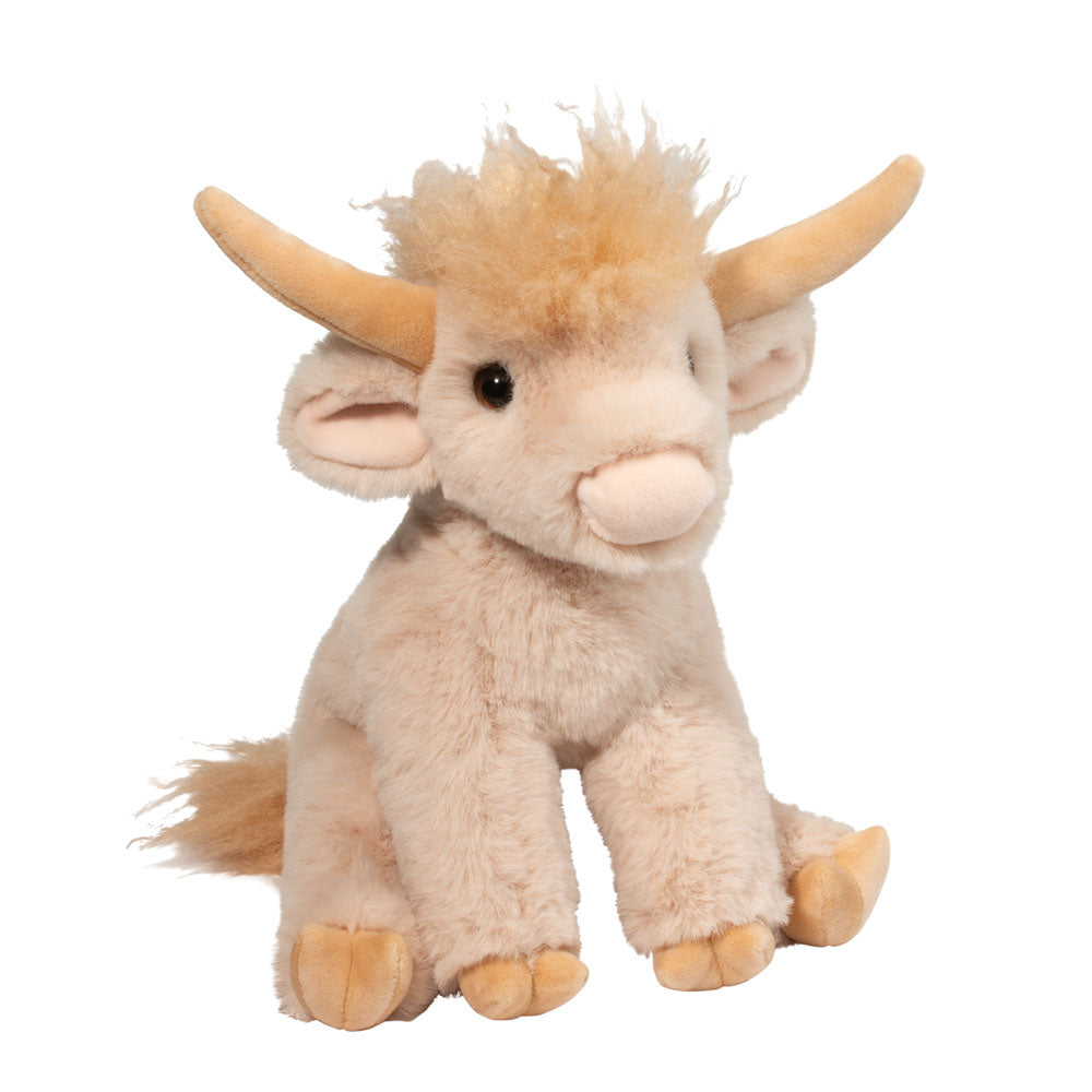 Laddie Cream Highland Cow Soft Plush