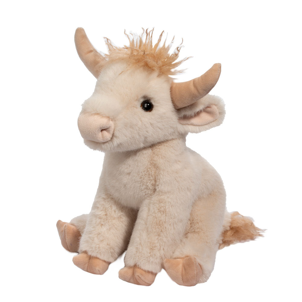 Laddie Cream Highland Cow Super Soft Plush