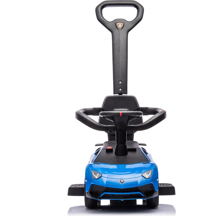 Lamborghini 3-in-1 Push Ride On Toy Car - Blue - Image 6
