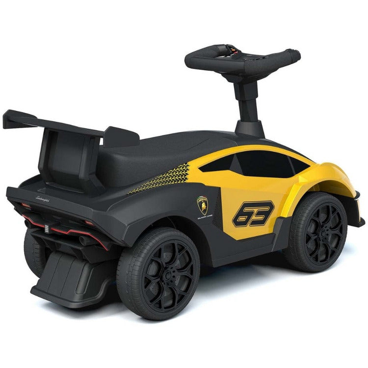 Lamborghini SCV Push Car - Yellow - Image 6