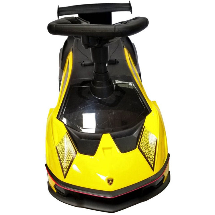 Lamborghini SCV Push Car - Yellow - Image 3