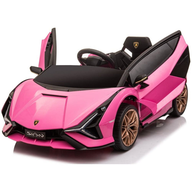 Lamborghini Sian 12V Ride On Car - Pink