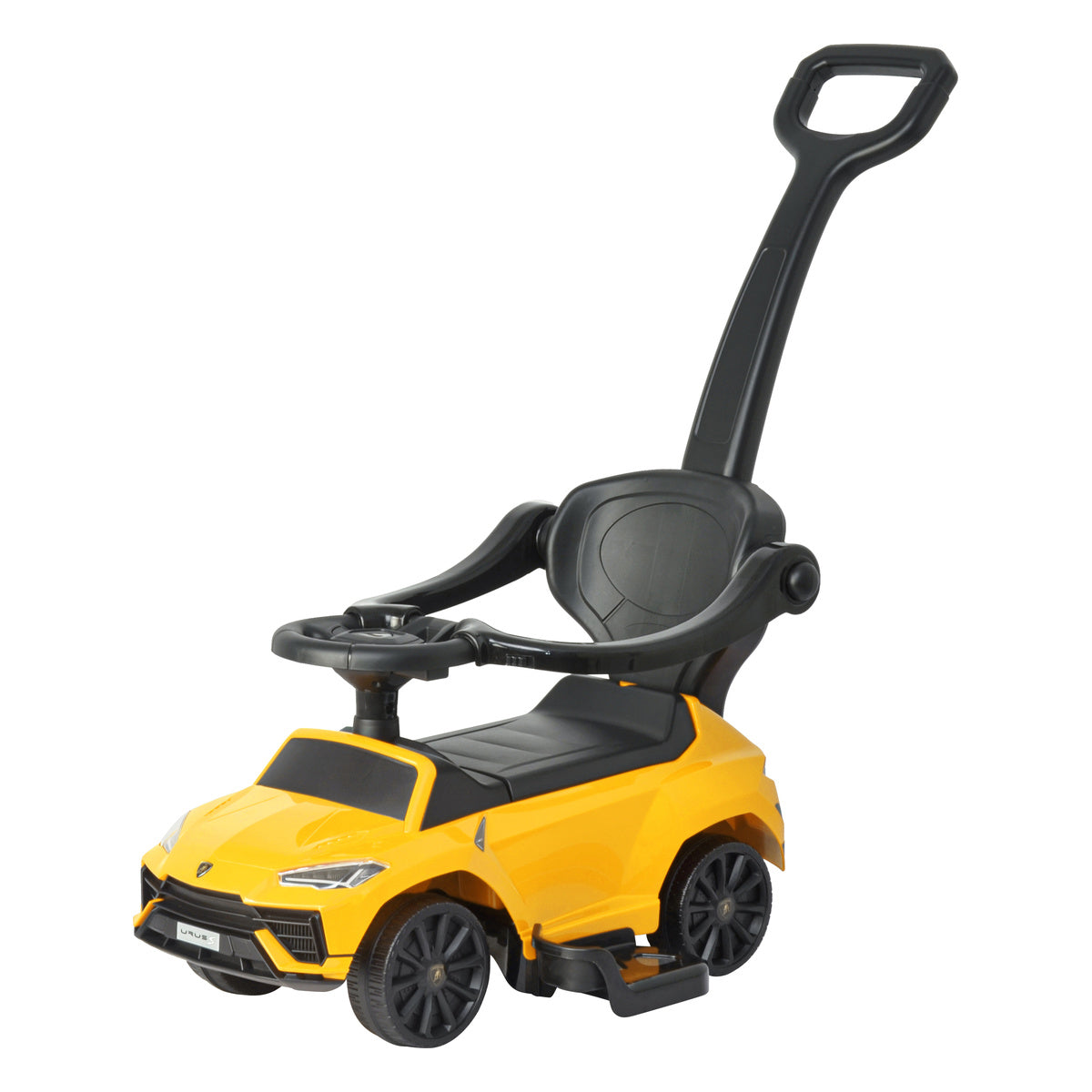 Lamborghini Urus 3 In 1 Push Car - Yellow