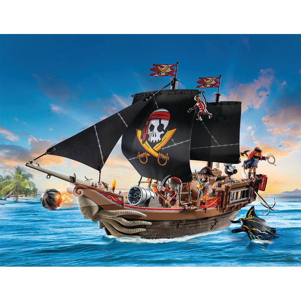 Large Pirate Ship Playset - Image 4