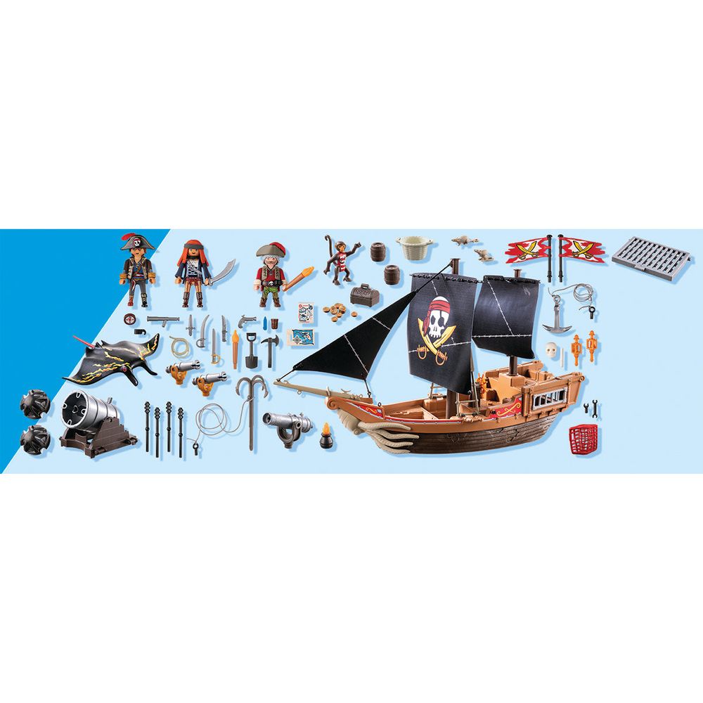Large Pirate Ship Playset - Image 5