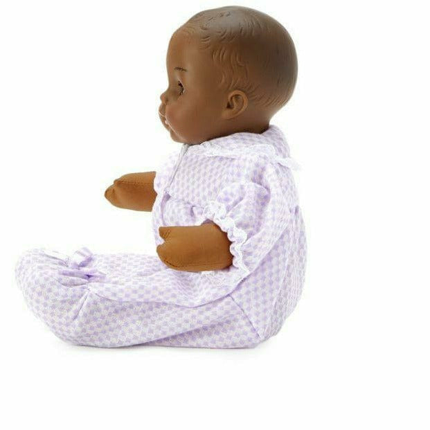 Alternative view of Lavender Check Huggums Doll - Dark Skin Tone