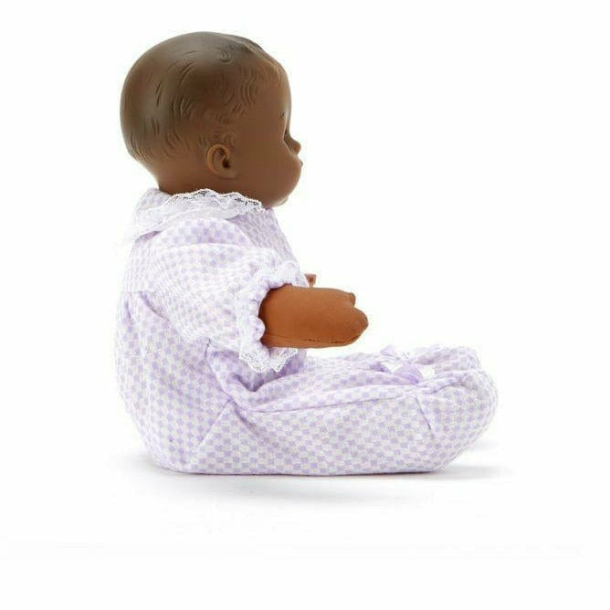 Lavender Check Huggums Doll - Dark Skin Tone - Image 3