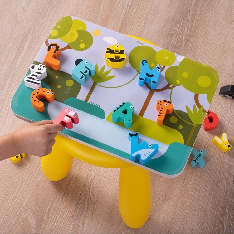 Alternative view of Learning Letters Animal Alphabet Board