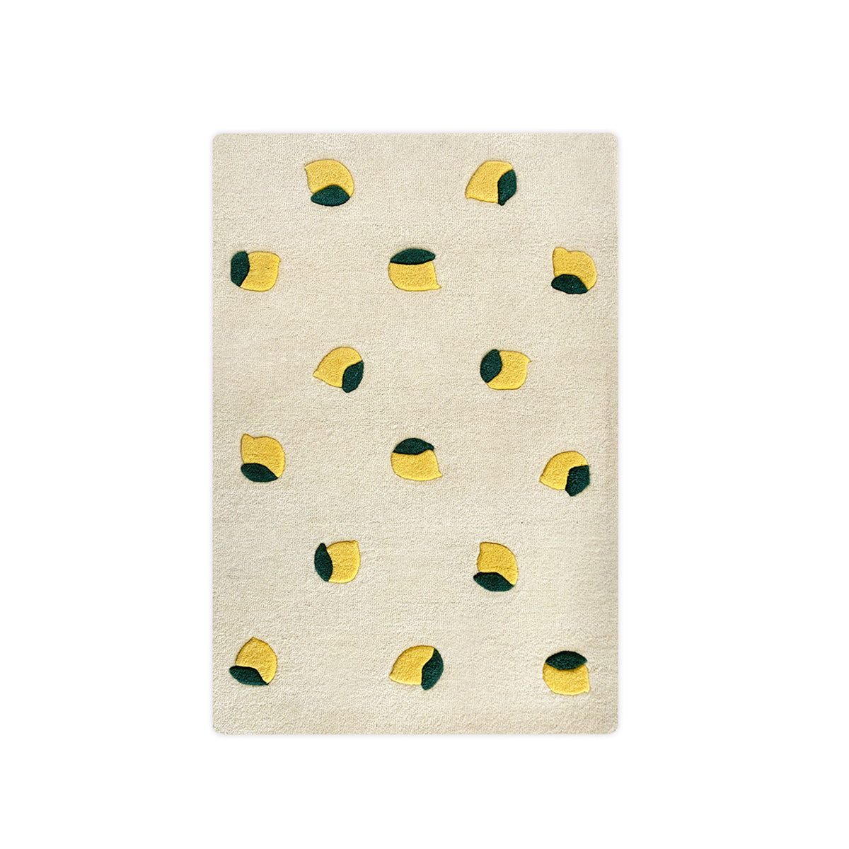 Lemons Rug - Cream & Yellow