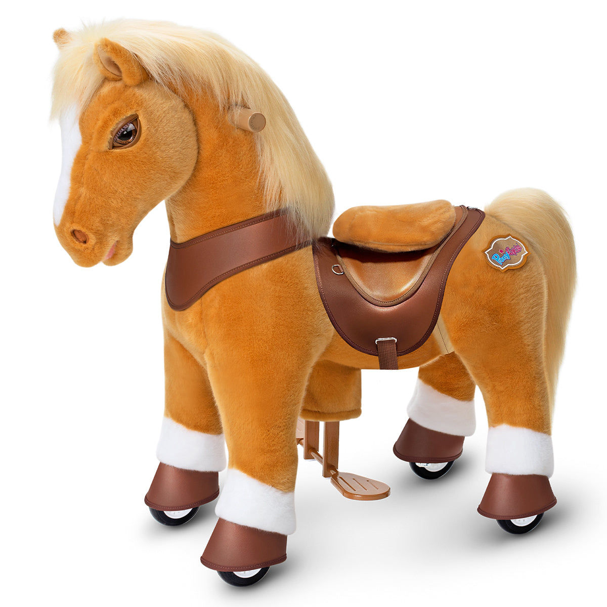 Light Brown Horse Model Y Ride on Toy - Age 3-4 Years