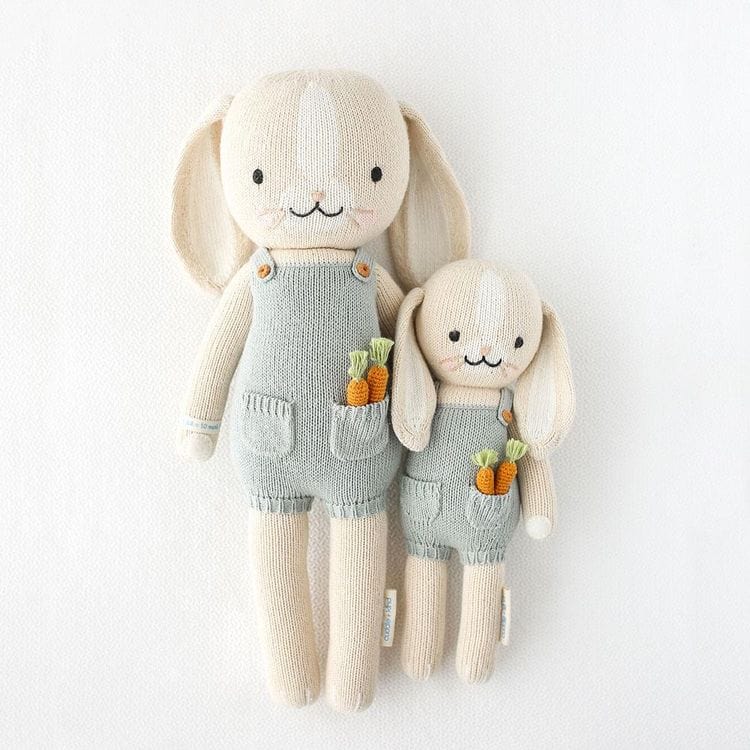Little 13" Henry the Bunny Hand-Knit Doll - Image 3
