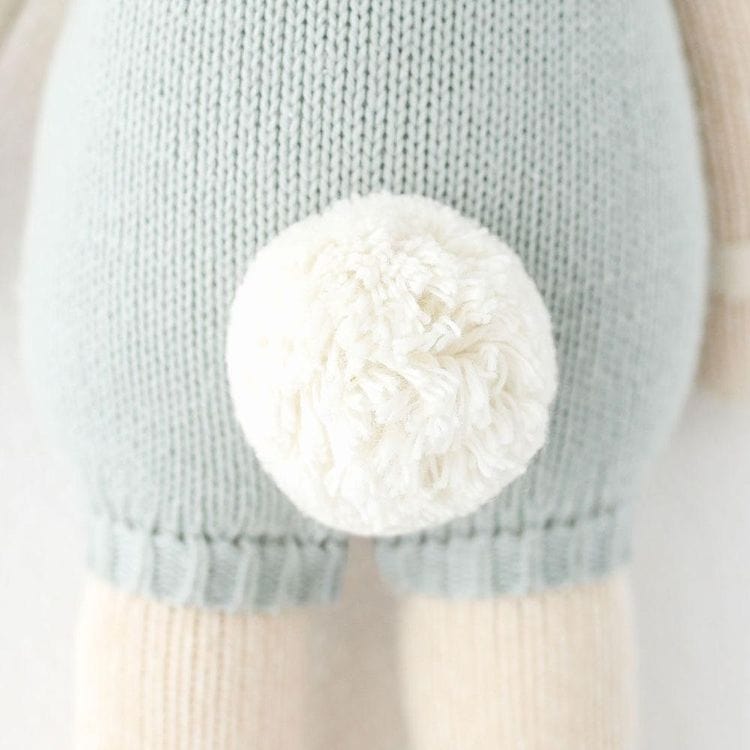 Little 13" Henry the Bunny Hand-Knit Doll - Image 4