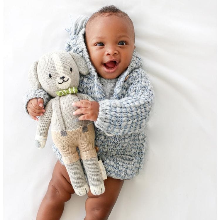 Alternative view of Little 13" Noah the Dog Hand-Knit Doll