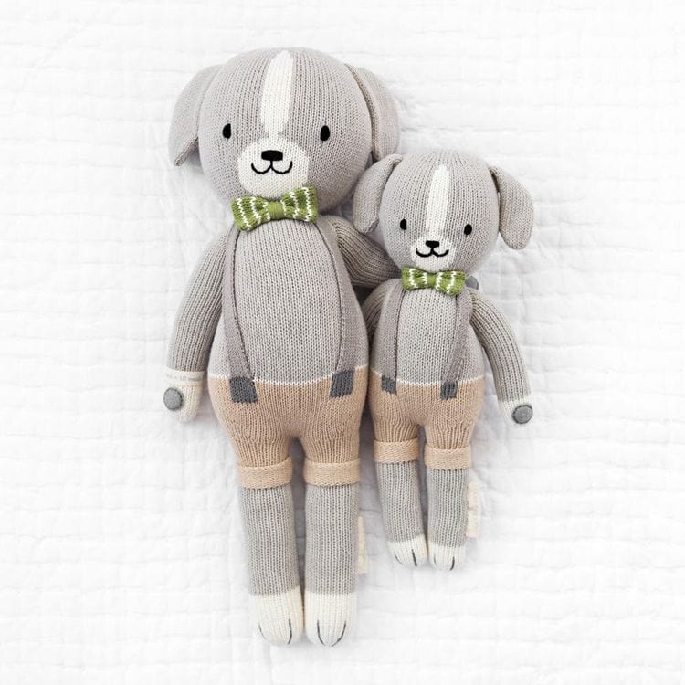 Little 13" Noah the Dog Hand-Knit Doll - Image 3