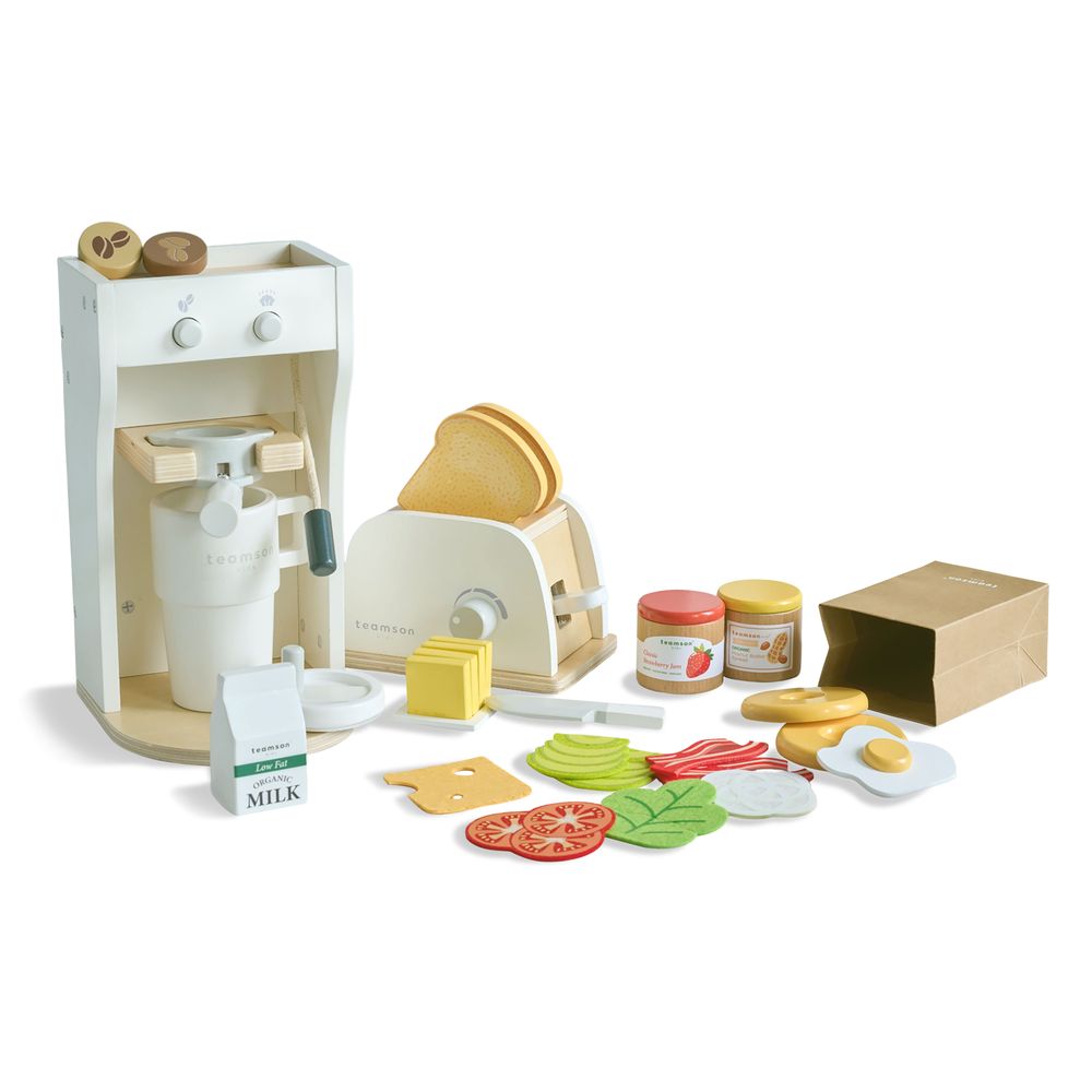 Little Chef Santa Barbara Wooden Healthy Breakfast to Go