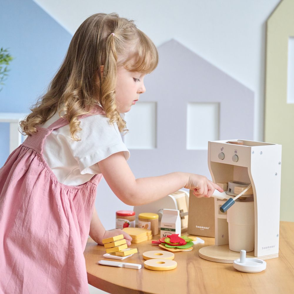 Little Chef Santa Barbara Wooden Healthy Breakfast to Go - Image 2