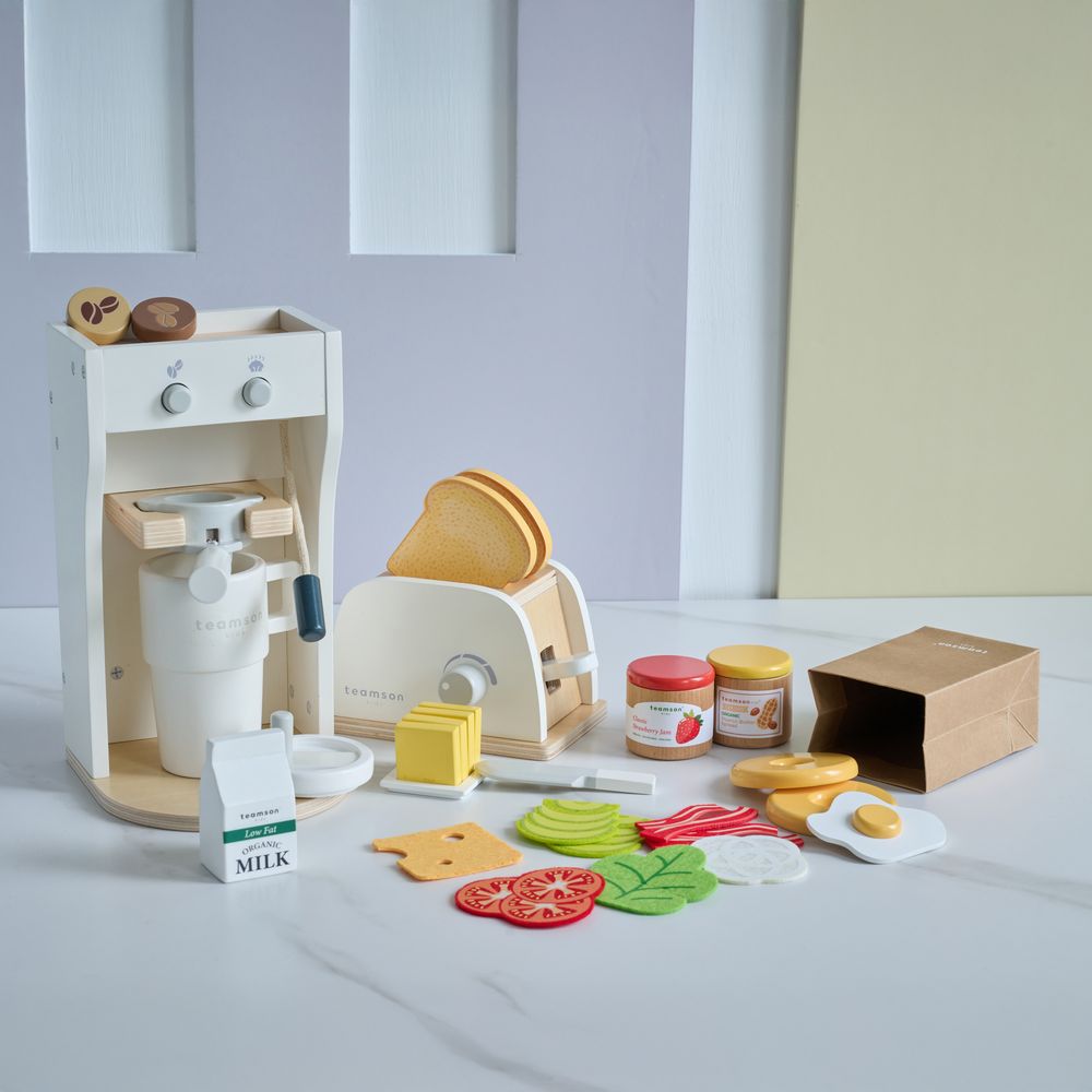 Little Chef Santa Barbara Wooden Healthy Breakfast to Go - Image 4