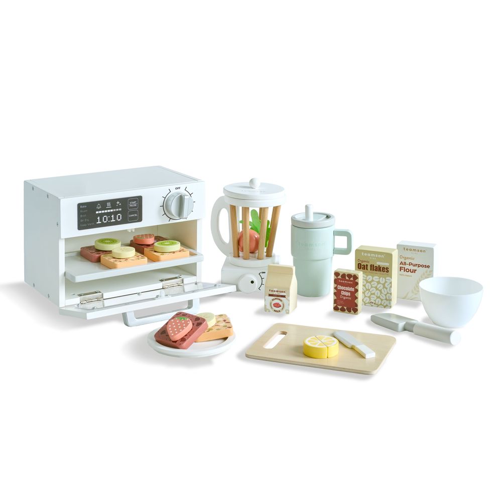 Little Chef Santa Barbara Wooden Healthy Dessert Set with 27 Accessories