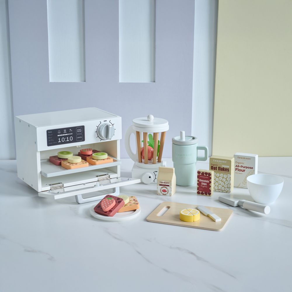 Little Chef Santa Barbara Wooden Healthy Dessert Set with 27 Accessories - Image 6