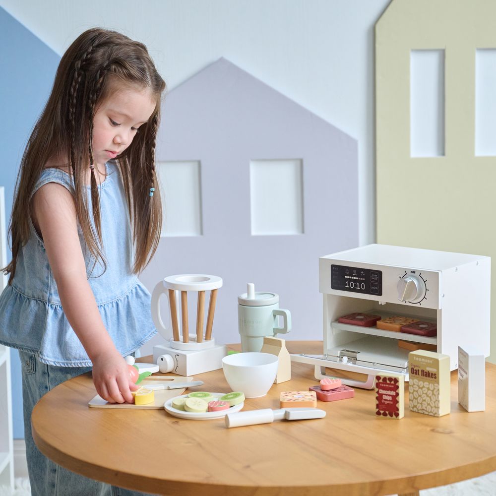 Little Chef Santa Barbara Wooden Healthy Dessert Set with 27 Accessories - Image 7