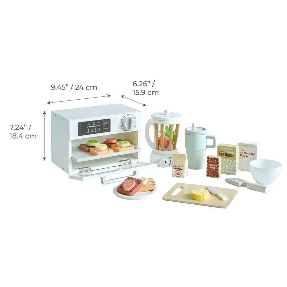 Little Chef Santa Barbara Wooden Healthy Dessert Set with 27 Accessories - Image 8