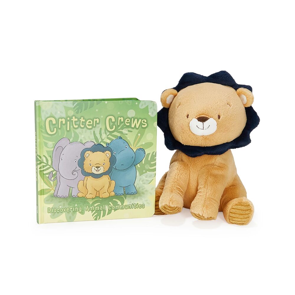 Little Lenny the Lion Plush & Book Bundle