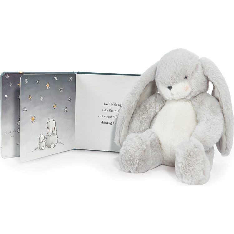 Alternative view of Little Nibble Bunny (Gray) Book & Plush Bundle