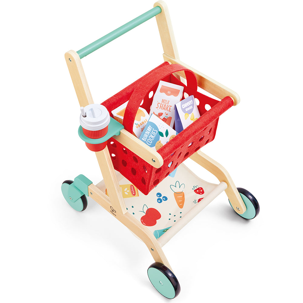 Little Shopper's Shopping Cart with Basket - Image 7