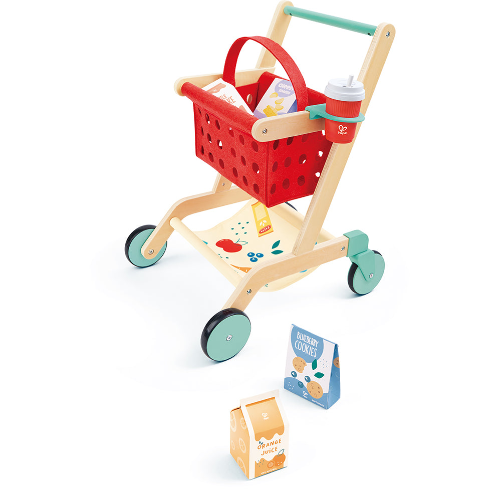 Little Shopper's Shopping Cart with Basket - Image 9