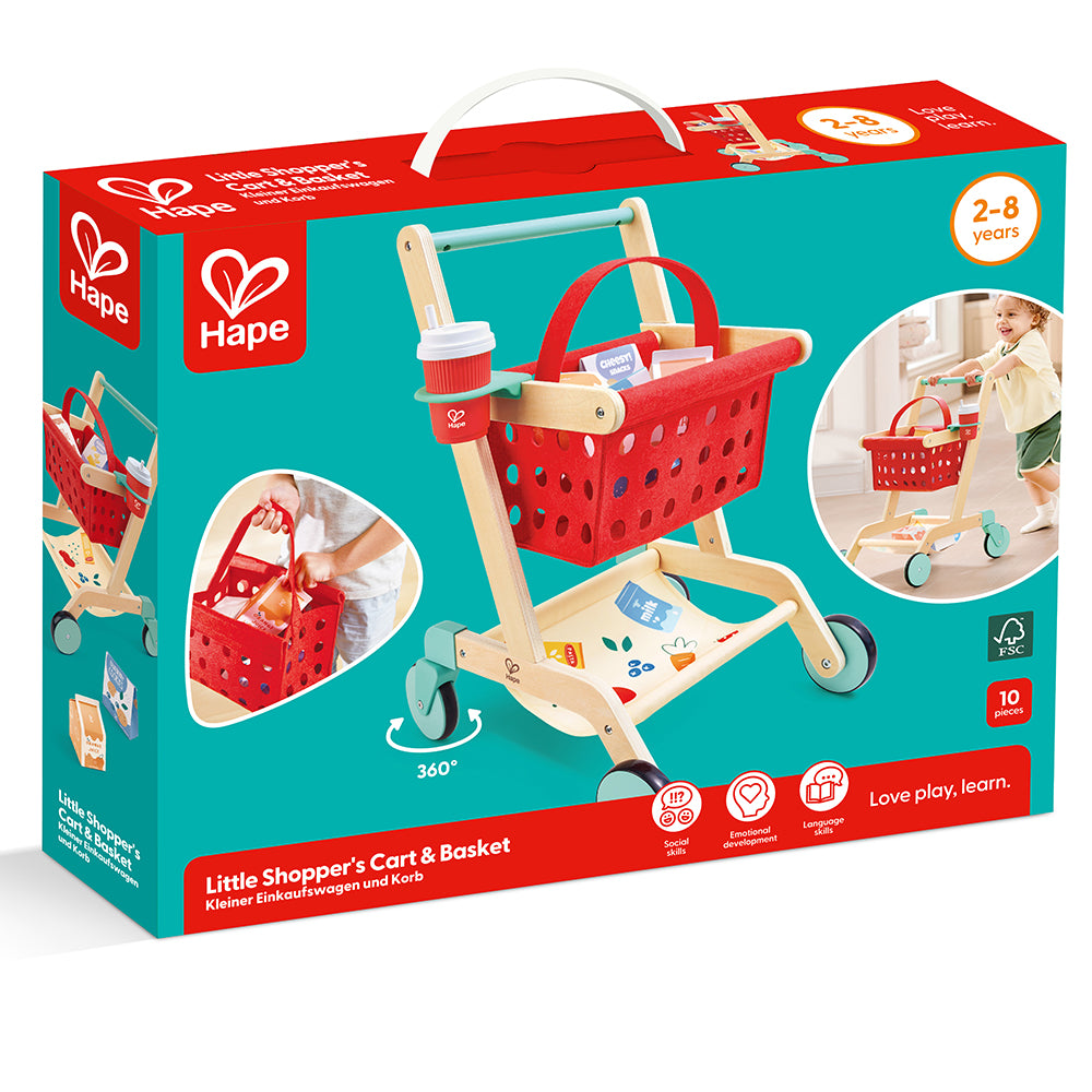 Little Shopper's Shopping Cart with Basket - Image 10