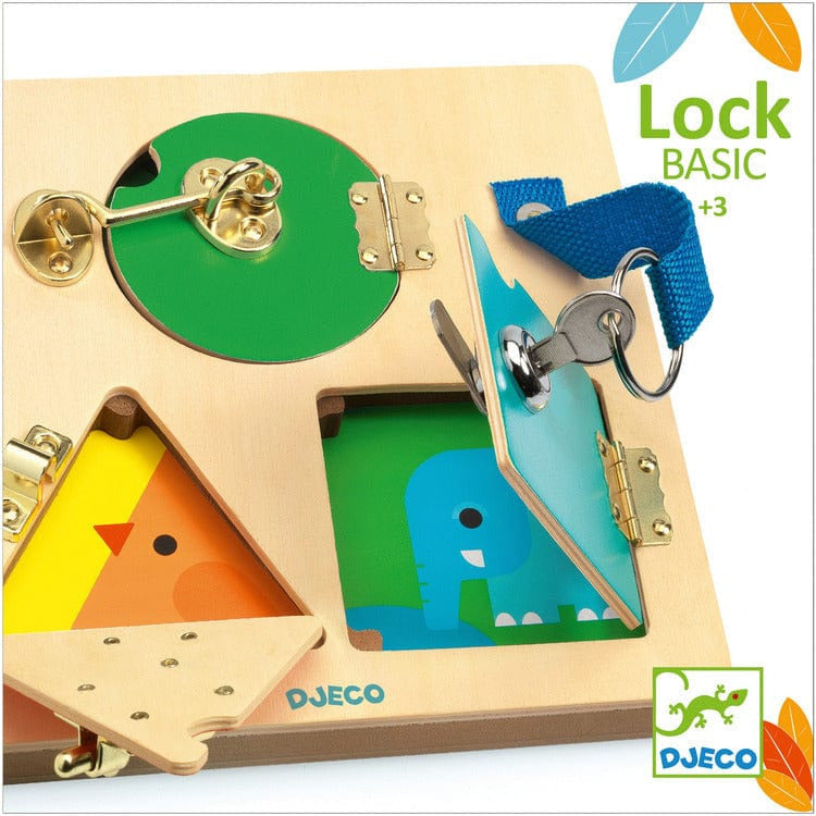 LockBasic Locking and Unlocking Wooden Skill Board - Image 4