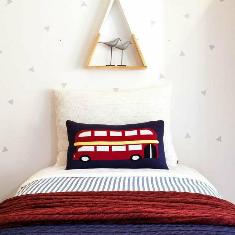 Alternative view of London Double Decker Bus Pillow