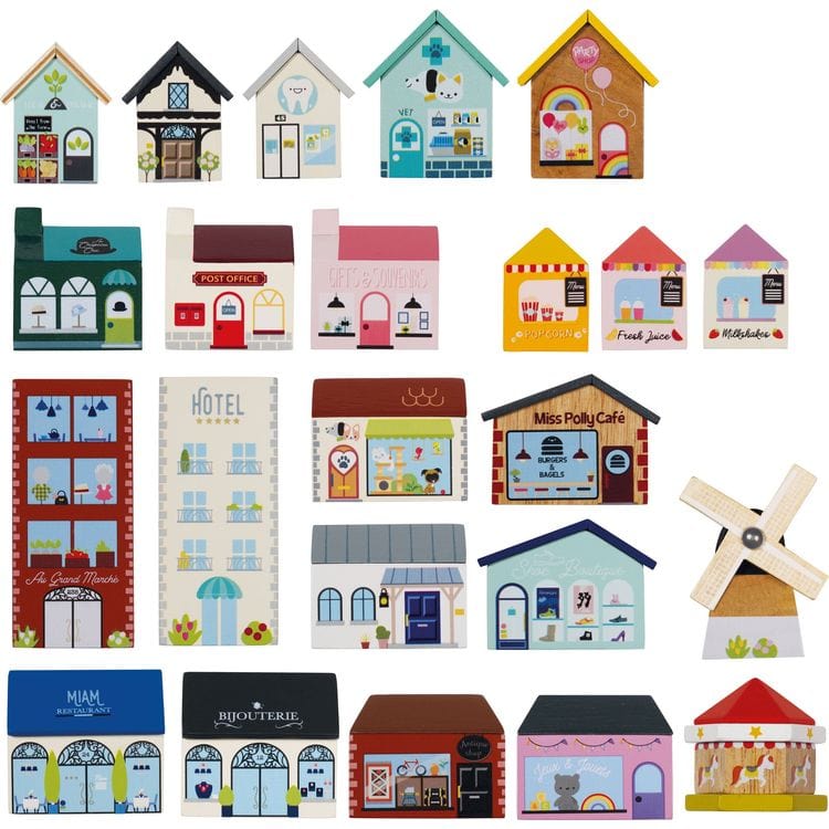 London Wood Train Set – 120 Pieces - Image 7