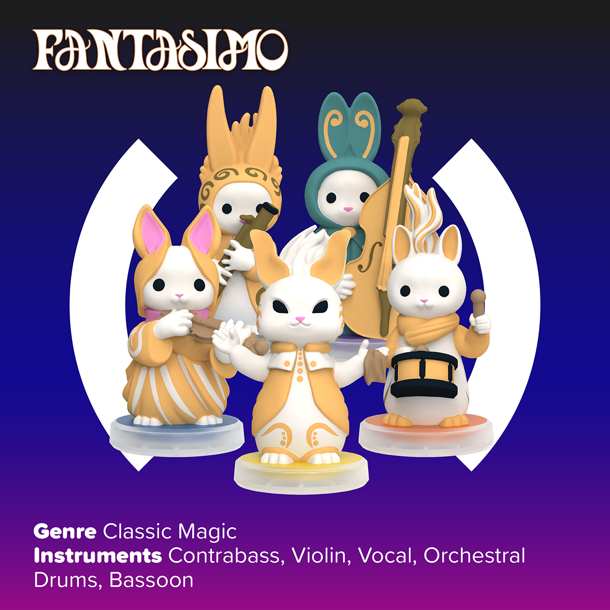 Alternative view of Loops Lab Fantasimo: 5 Figurines Classical Band