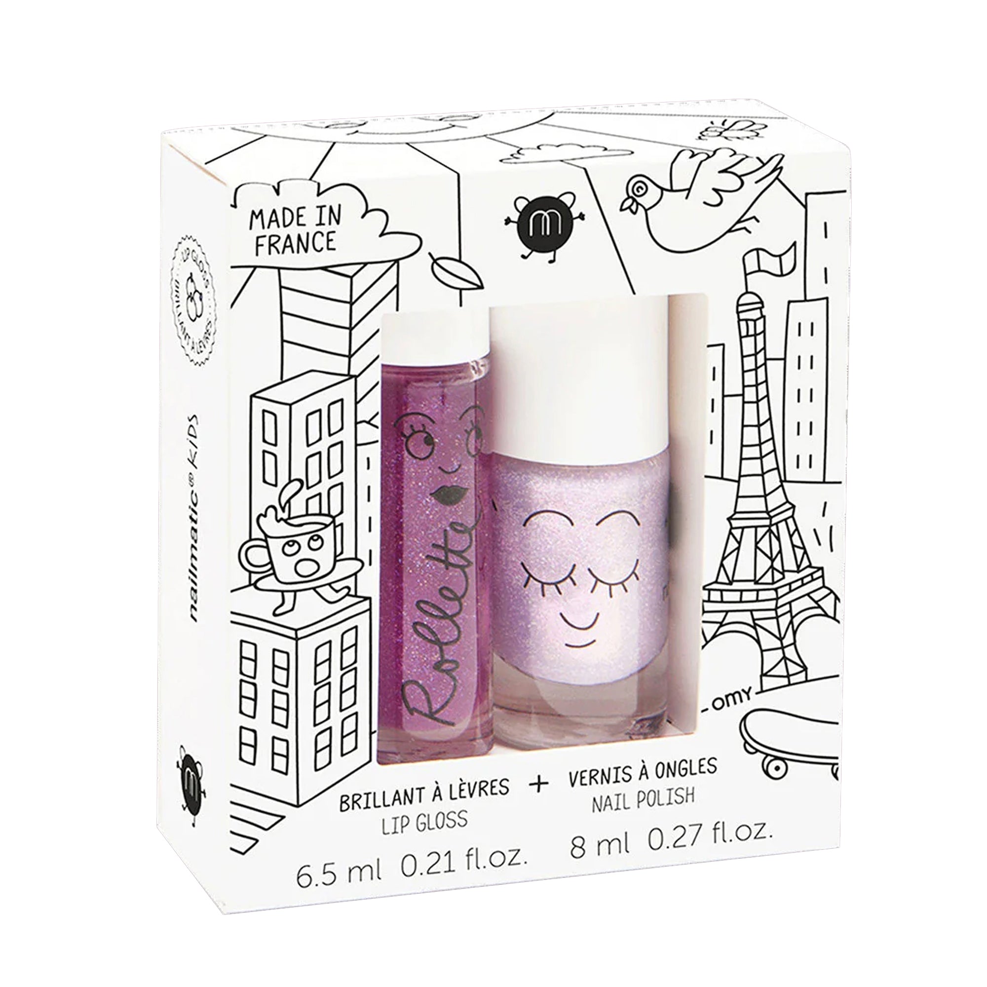 Lovely City Nail Polish & Lip Gloss Set