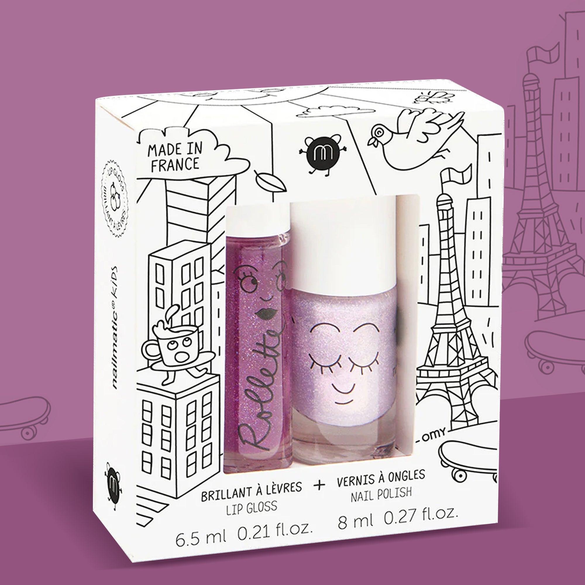 Lovely City Nail Polish & Lip Gloss Set - Image 2