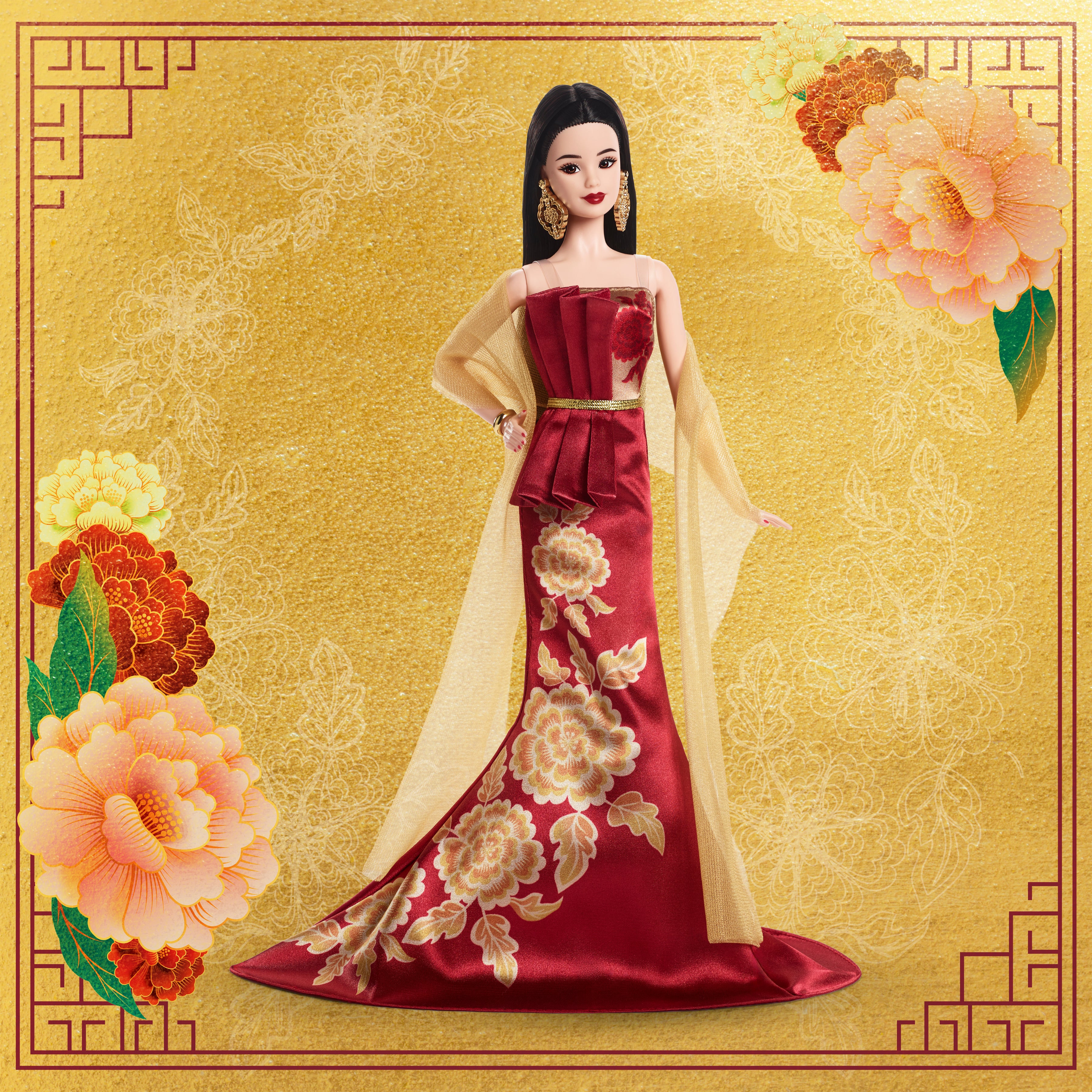 Alternative view of Lunar New Year Barbie Doll
