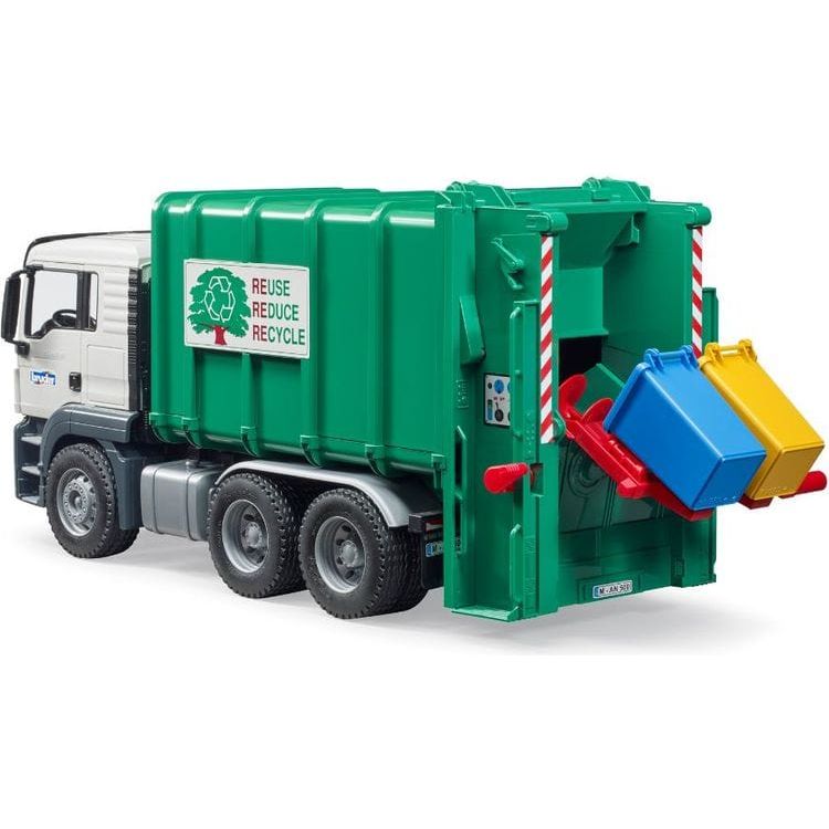 MAN TGS Rear Loading Garbage Truck (Green) - Image 4