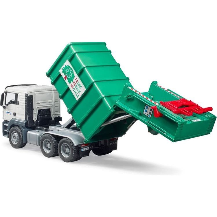 MAN TGS Rear Loading Garbage Truck (Green) - Image 6