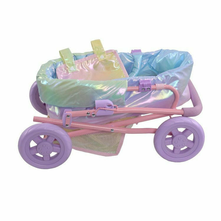 Magical Dreamland Baby Doll Stroller & Carrier Iridescent - Image 7